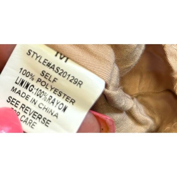 Just U In Blue Zebra Print Romper Medium Long Sleeve Smocked Waist Boho Festival - Picture 10 of 10